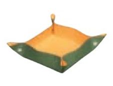 RHODIA Rhodiarama - Vide-poche - simili cuir - sauge