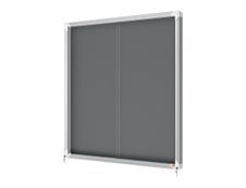 Nobo - Vitrine intérieure 12 A4 (925 x 970 mm) - cadre gris