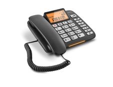 Gigaset DL580 - téléphone filaire - noir