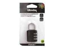 Wonday - Cadenas à combinaison 3 chiffres - 32 mm - noir
