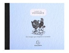 Exacompta - Carnet de voyages 11 x 15 cm - 40 pages