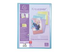 Exacompta Kreacover Pastel - Porte vues personnalisable - 100 vues - A4 - disponible dans différentes couleurs