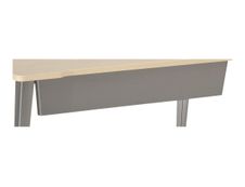 Voile de fond pour bureau EVIDENCE - largeur 80 cm - anthracite