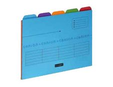 Oxford - 25 Chemises à onglets pour tiroirs - kraft - coloris assortis