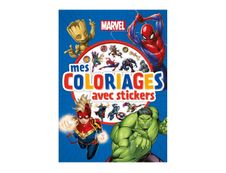 Marvel Mes Coloriages Avec Stickers - Disney - livre à colorier