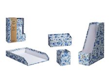 Ink Bosquet - Parure de bureau en carton - 4 pièces