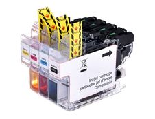 Cartouche compatible Brother LC3213 - Pack de 4 - noir, cyan, magenta, jaune - Uprint