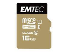 Emtec Elite Gold - carte mémoire 16 Go - Class 10 - micro SDHC