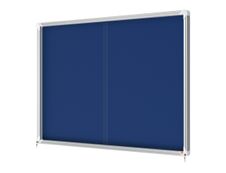 Nobo - Vitrine intérieure 18 A4 (1355 x 970 mm) - cadre bleu