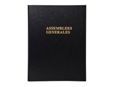 Exacompta - Reliure Délibérations des assemblées générales 4 anneaux