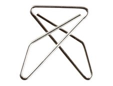 Exacompta - 100 Trombones attaches croisées - 30 x 40 mm