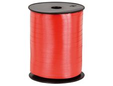 Logistipack - Bolduc brillant - ruban d'emballage 7 mm x 500 m - rouge