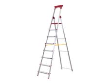 Escabeau - 8 marches - porte-outils fermant