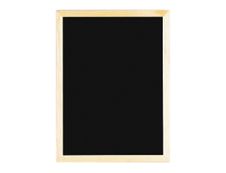 Bequet Evolution - Tableau ardoise noire - 30 x 40 cm - encadrement pin naturel