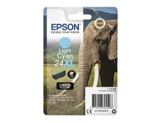 Epson 24XL Elephant - cyan clair - cartouche d'encre originale