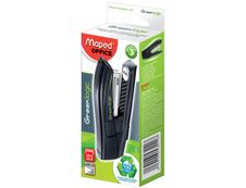 Maped - Agrafeuse Greenlogic Half Strip noir - capacité de 25 feuilles - agrafes 24/6 ou 26/6