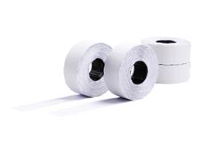 Avery - 10 rouleaux de 1200 étiquettes pour étiqueteuse 2 lignes - 16 x 26 mm - Blanc