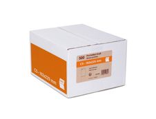 GPV - 500 Pochettes Enveloppes C5 162 x 229 mm - 90 gr - sans fenêtre - kraft - bande adhésive