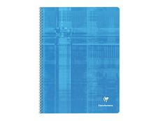 Clairefontaine - Cahier à spirale 24 x 32 cm - 100 pages - petits carreaux (5x5 mm) - disponible dans différentes couleurs