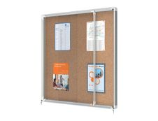 Nobo - Vitrine intérieure 12 A4 (925 x 970 mm) - fond liège
