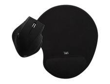 T'nB Ergo Line - Pack souris sans fil + tapis - noir