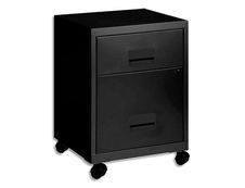 Caisson mobile - 2 tiroirs - noir