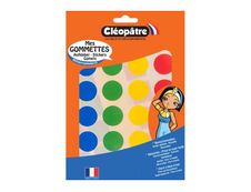 Cléopâtre - 120 gommettes géométriques - 4 cm - 4 couleurs - repositionnables