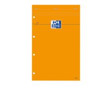Oxford - Bloc notes - A4 + - 160 pages - petits carreaux - 80G - perforé - orange