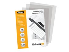 Fellowes - 250 pochettes de plastification A4 (216 x 303 mm) - 80 microns - brillantes