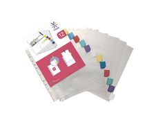 Viquel - Pochette intercalaire 12 positions - A4 - polypropylène