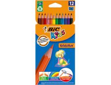 BIC Kids ecolutions Evolution - 12 Crayons de couleur