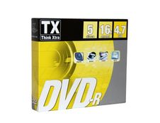 Think Extra - 5 DVD-R avec boîtiers slim - 4,7 Go