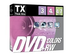TX - 3 DVD+RW avec boîtiers - 4.7 Go 