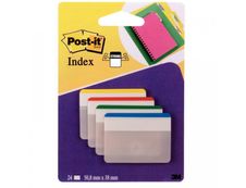 Marque-pages Post-it Rigides larges - Lot 4 x 6