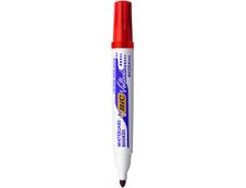 BIC VELLEDA 1701 - Marqueur effaçable - pointe ogive - rouge