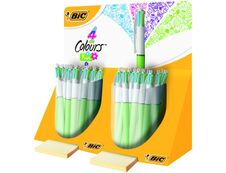 BIC 4 Couleurs FASHION - Stylo à bille 4 couleurs - 1 mm - rétractable