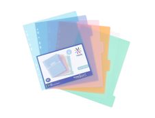 Viquel Propysoft - Intercalaire 6 positions - A4 Maxi - polypropylène coloré