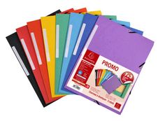 Exacompta - 10 Chemises à rabats dont 3 offertes - A4 - couleurs assorties