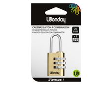 Wonday - Cadenas laiton à combinaison - 20 mm