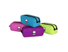 Trousse rectangulaire Teknik Double - 2 compartiments - 4 coloris disponibles - Viquel