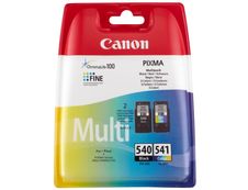 Canon PG-540/CL-541 - Pack de 2 - noir, cyan, magenta, jaune - cartouche d'encre originale