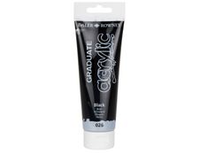 Daler-Rowney Graduate - Peinture acrylique - 120 ml - noir