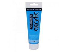 Daler-Rowney Graduate - Peinture acrylique - 120 ml - bleu céruléen