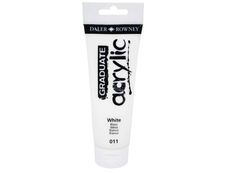 Daler-Rowney Graduate - Peinture acrylique - 120 ml - blanc