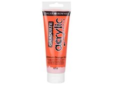 Daler-Rowney Graduate - Peinture acrylique - 120 ml - orange cadmium
