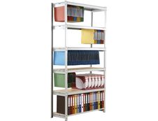 Paperflow Rang'Eco - Rack à étagère pour dossiers suspendus - élément de départ - 100 x 195 x 37 cm