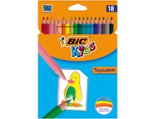 BIC Kids Tropicolors 2 - 18 Crayons de couleur