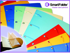 Smartfolder Aloha - 6 Chemises à 3 rabats - rouge