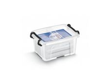 STRATA - Boîte multi rangements 0,4L - qualité alimentaire - cristal