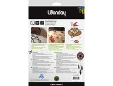 Wonday - 3 feuilles de plastique fou transparents - 200 x 300 mm